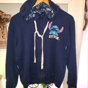 Stitch Zip Up Hoodie